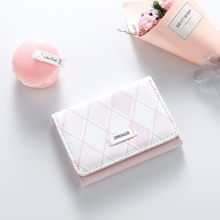 Elegant Plaid Pattern Card Holder Bowlift