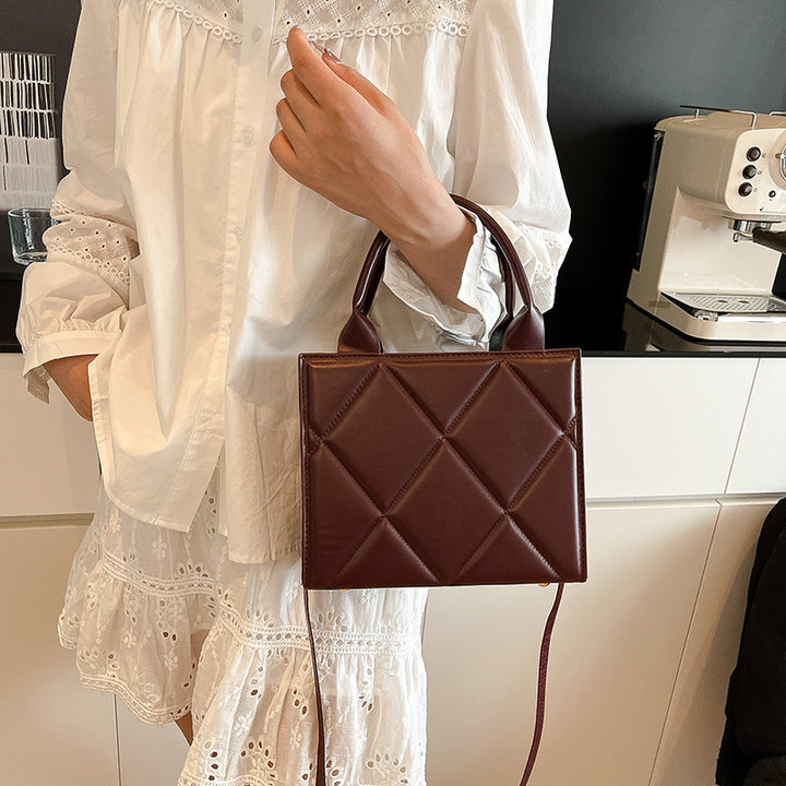 WoQuilted Faux Leather Handheld Tote Bowlift
