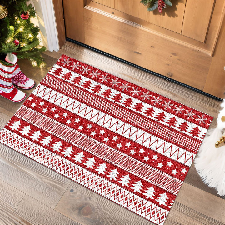 Festive Holiday-Themed Door Mat Bowlift