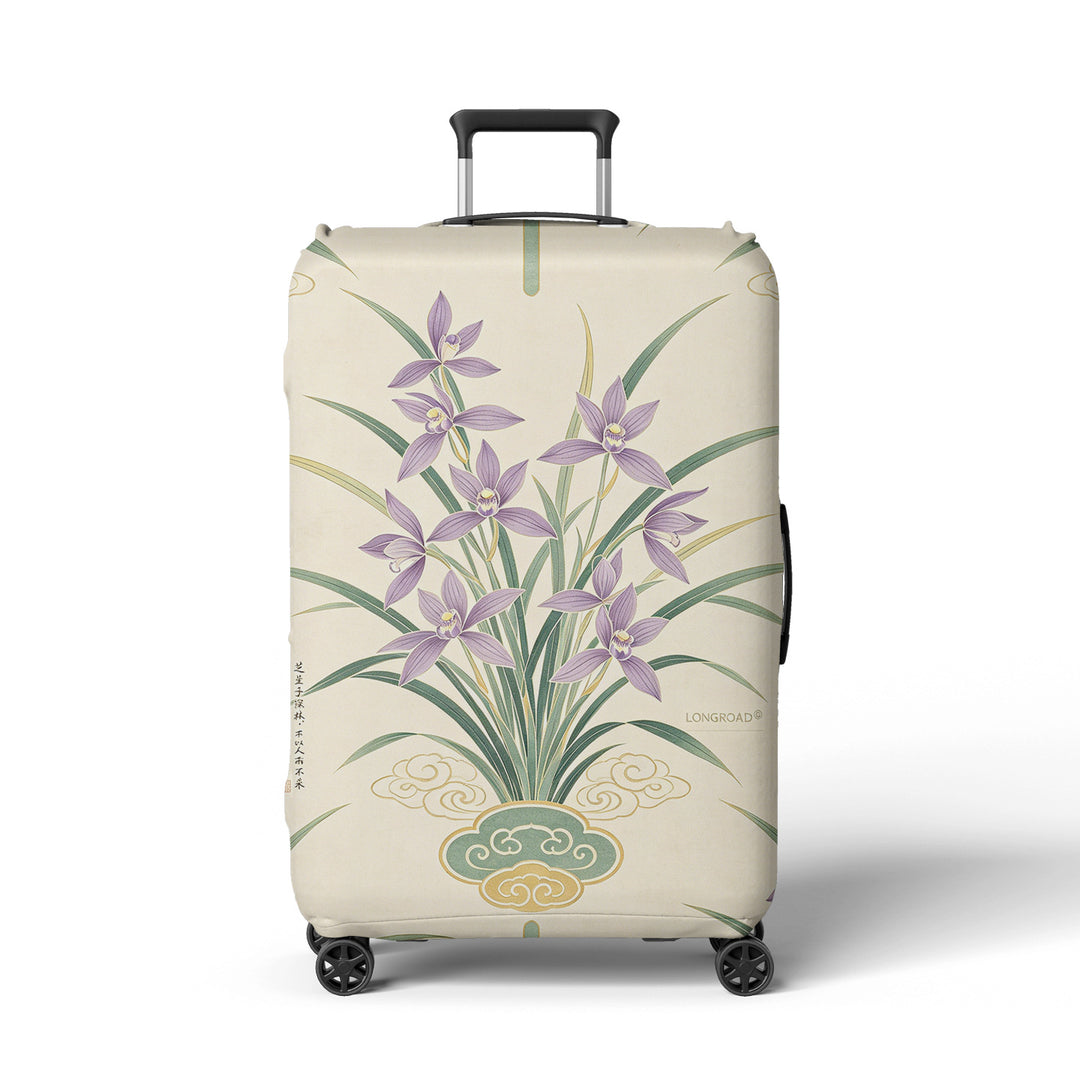 Women Hard Shell Suitcase in Elegant Bamboo Design Bowlift