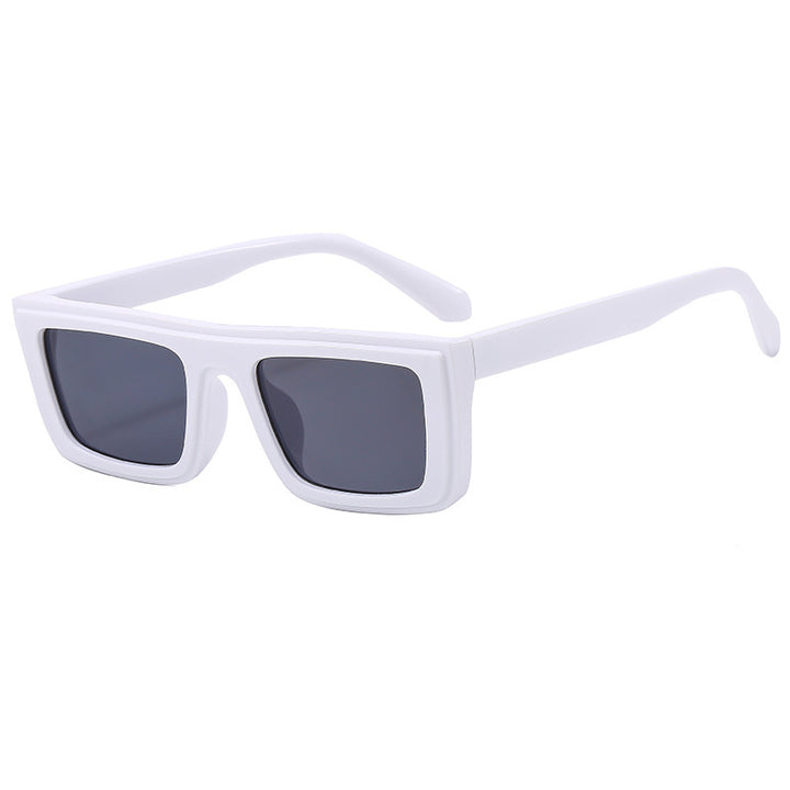 Women's fashionable square sunglasses with wide frame and polarized lenses Bowlift