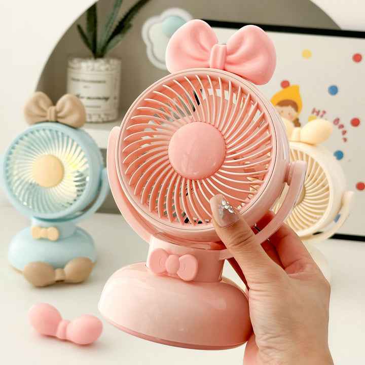 Unisex Portable Table Fan with Playful Design and Adjustable Tilt Bowlift
