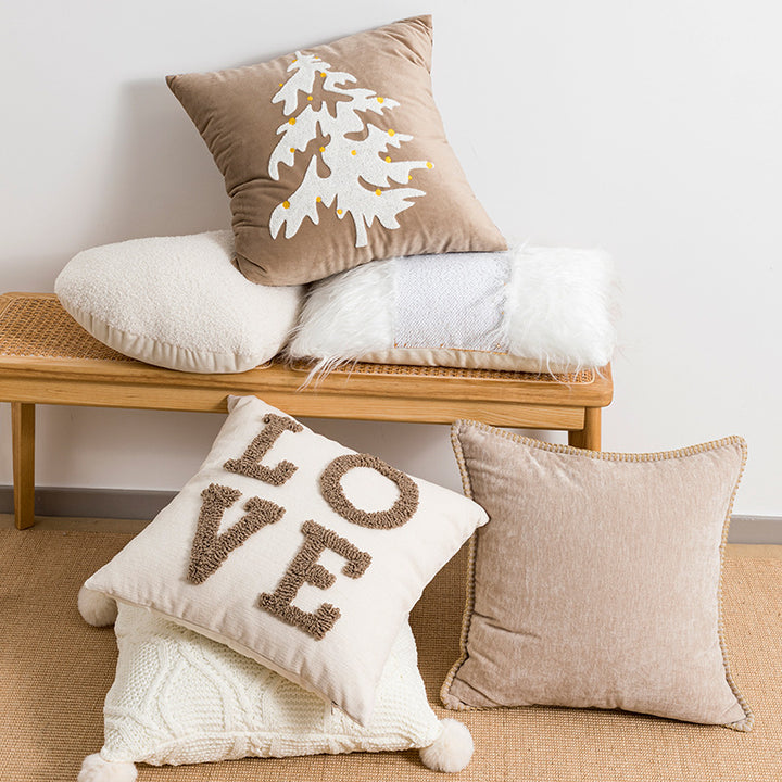Ladies hypoallergenic pillow with soft cover and ergonomic design Bowlift