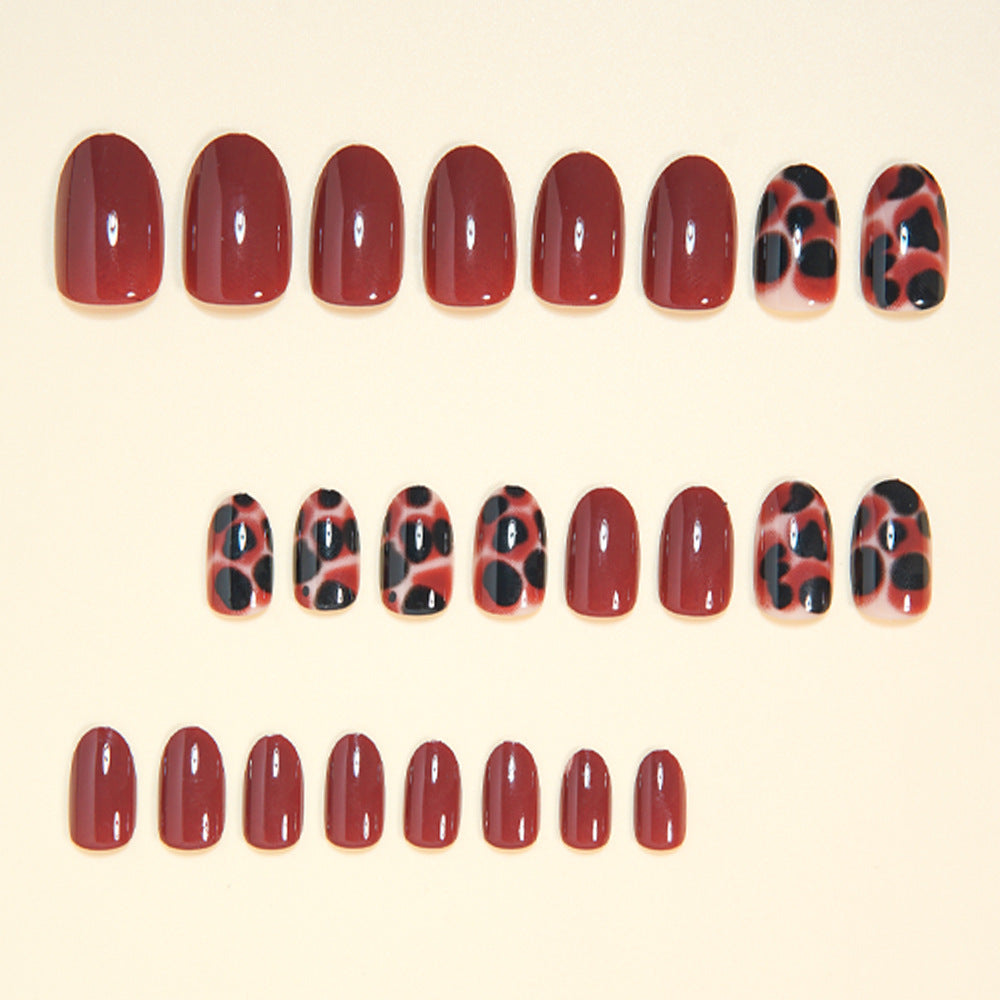 Premium Artistic Press-On Nail Design Bowlift