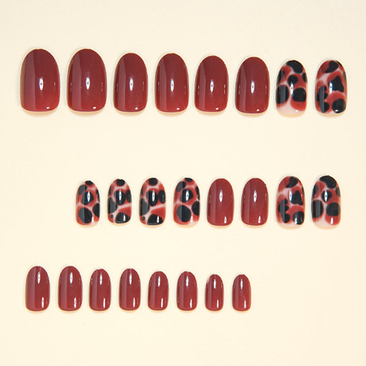 Premium Artistic Press-On Nail Design Bowlift