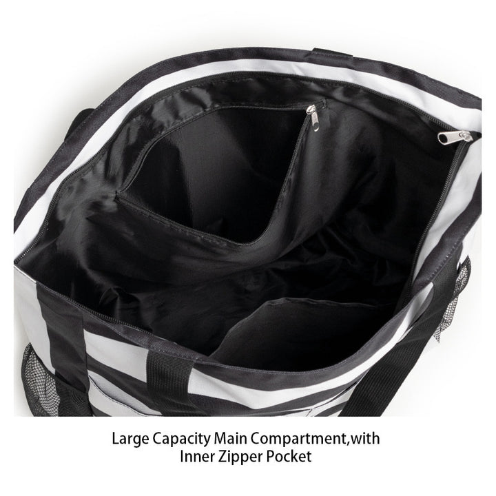 Spacious beach bag with practical outer pockets Bowlift