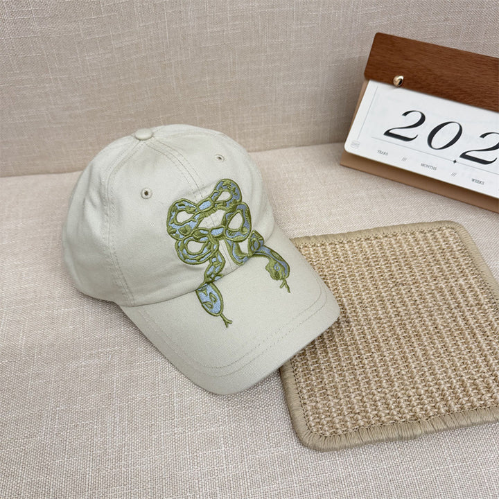 Women's Embroidered Graphic Baseball Cap Bowlift