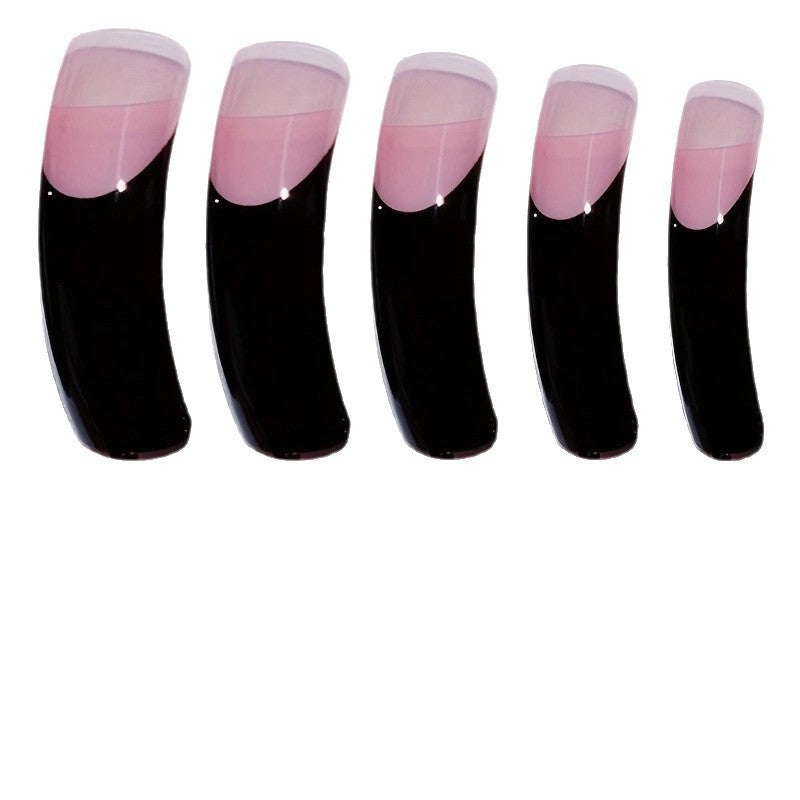 Long Elegant French Tip Nail Extensions Bowlift