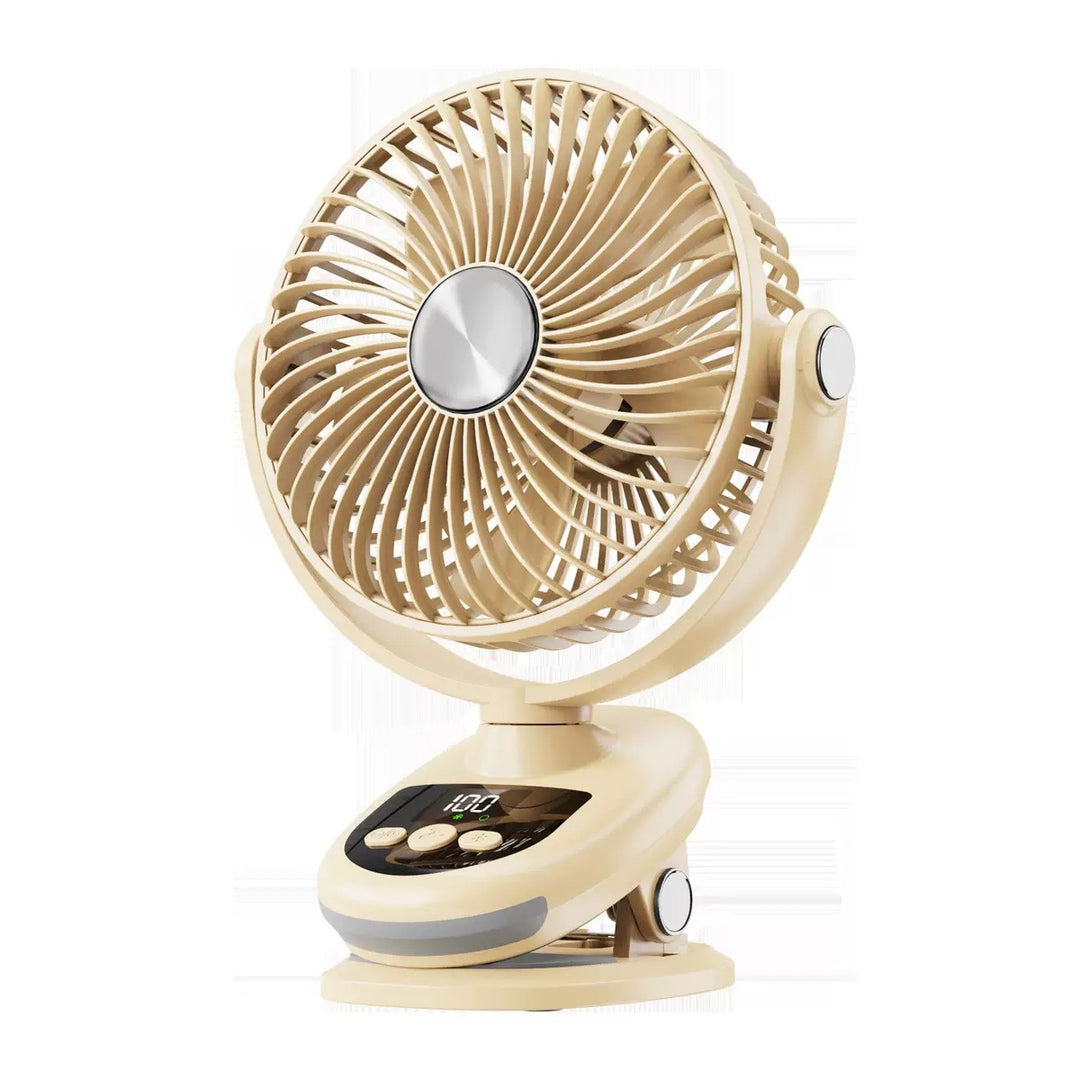 Unisex Portable Desktop Fan with Digital Control Bowlift