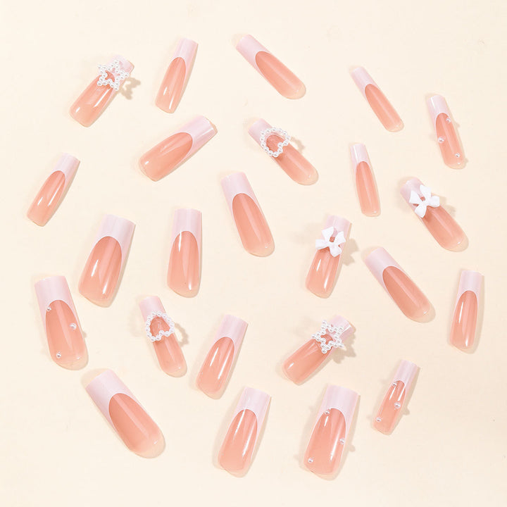 Elegant 3D Decorative Acrylic Nail Art Extensions Bowlift