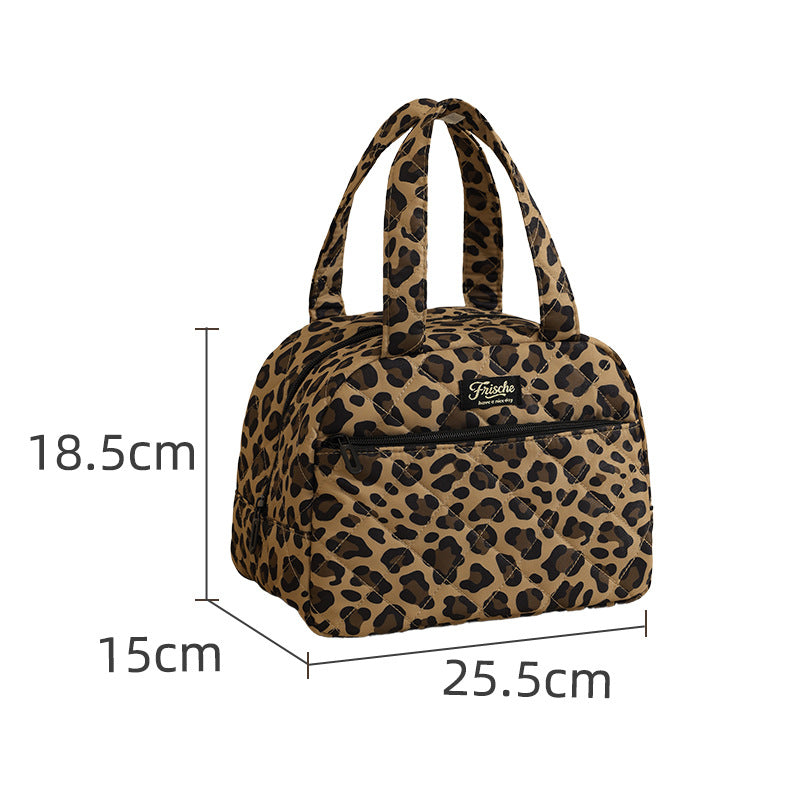 Quilted Floral Lunch Tote Bowlift
