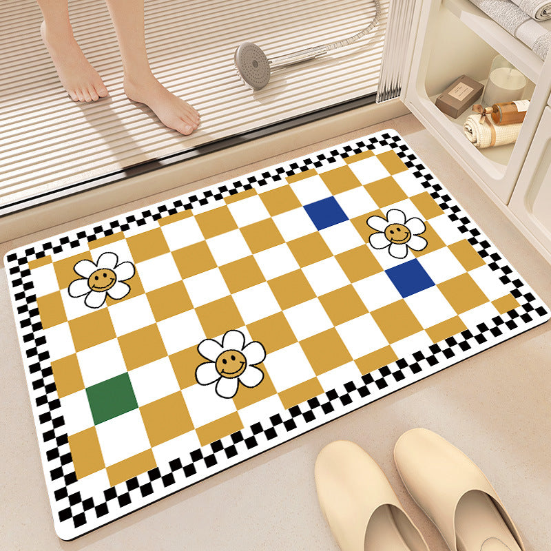 Decorative Honeycomb Bath Mat Bowlift