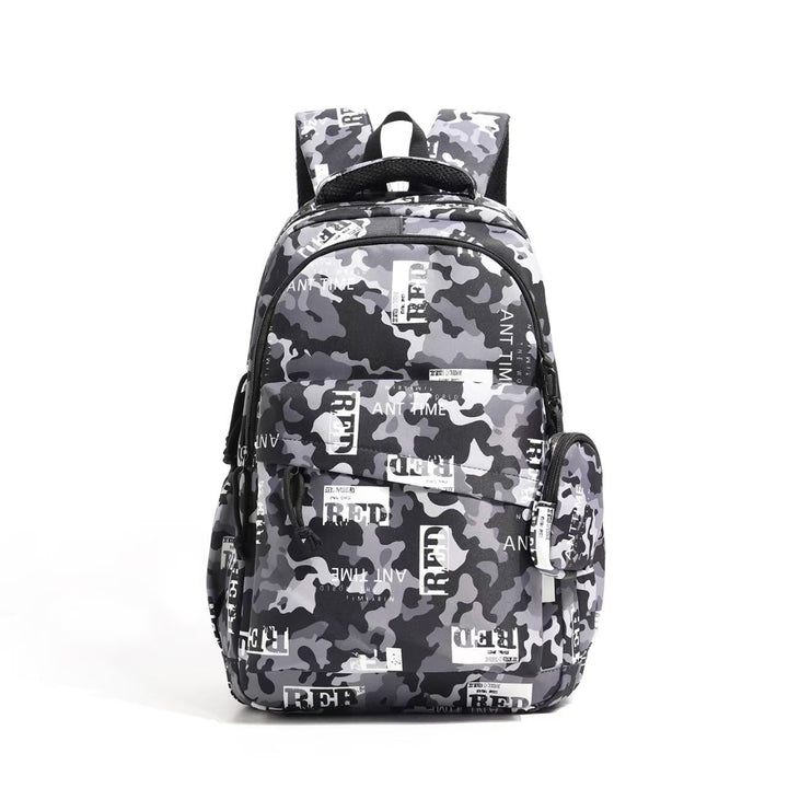 Backpack with Modern Camouflage Design and Functional Pockets Bowlift