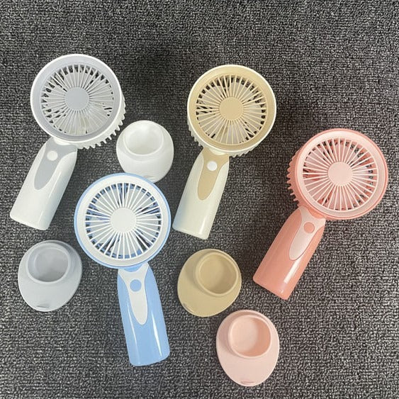 Unisex Portable Mini Hand Fan with USB Charging Function and Ergonomic Grip Bowlift