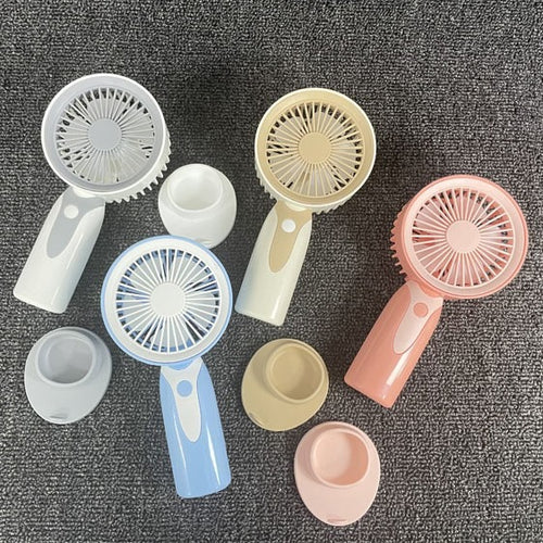 Unisex Portable Mini Hand Fan with USB Charging Function and Ergonomic Grip Bowlift