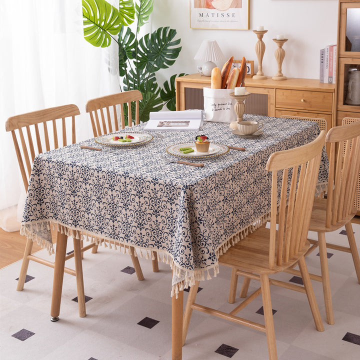 Vintage Newspaper Print Tablecloth