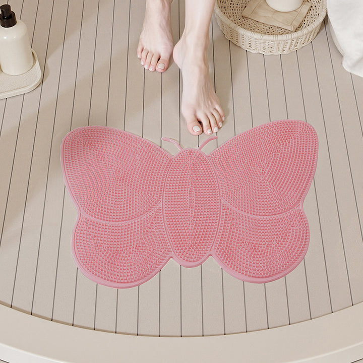 Stylish Butterfly-Shaped Bath Mat Bowlift