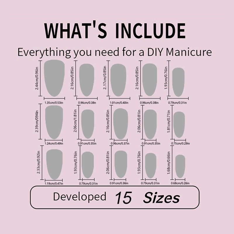 Deluxe artificial nails in elegant Baroque style Bowlift