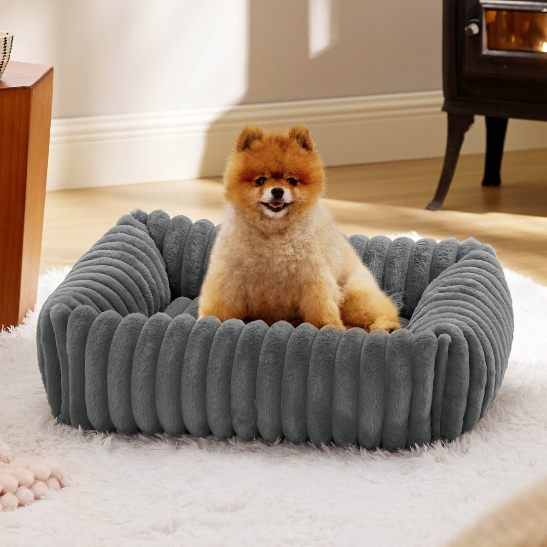Luxurious Bolstered  Lounge  Dog Bed