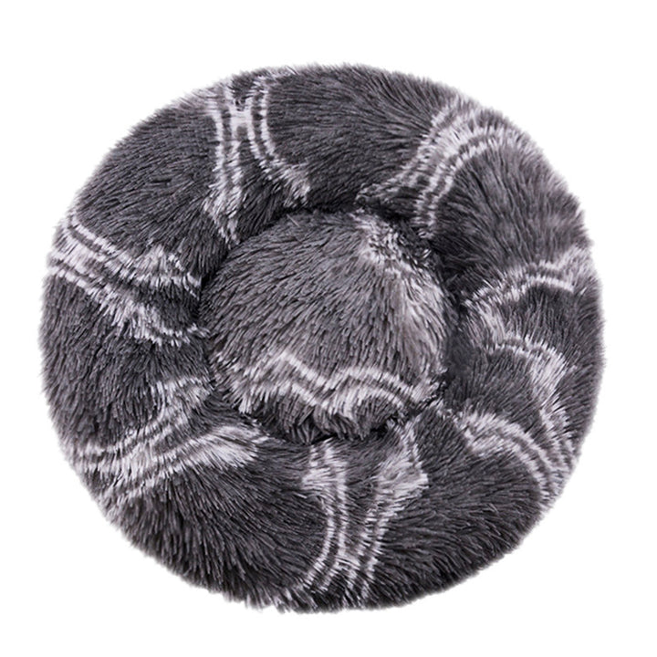 Round Plush  Nest  Dog Bed