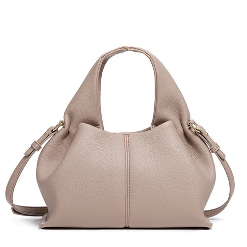 Chic Structured Leather Handbag Bowlift