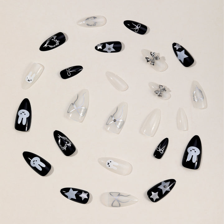 Decorative Gothic Nail Art Extensions Bowlift