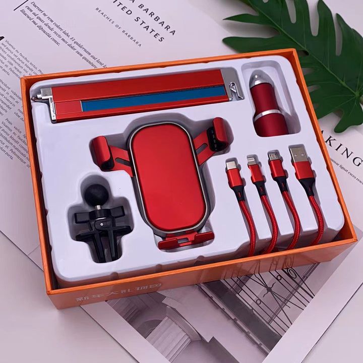 Unisex cordless car charging holder with integrated phone holder Bowlift
