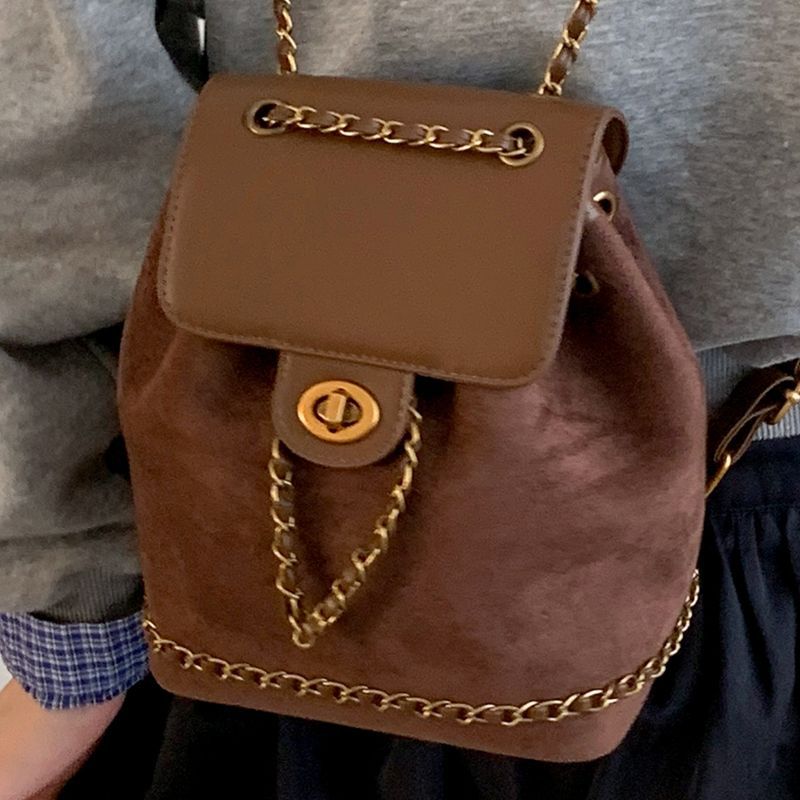 Premium Suede Backpack Bowlift