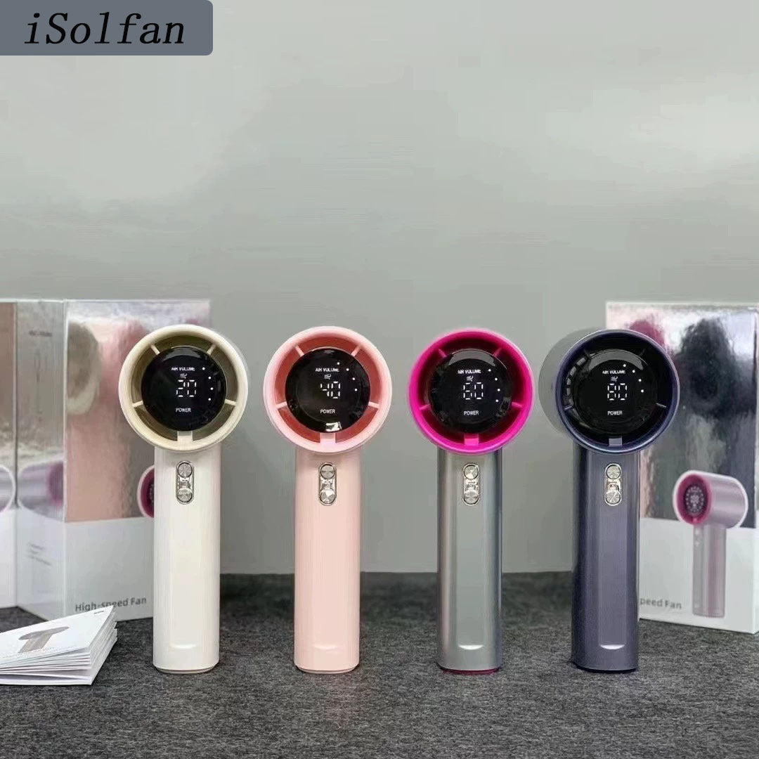 Women's High-Performance Handheld Hair Dryer with LED Display and Variable Speed Control Bowlift