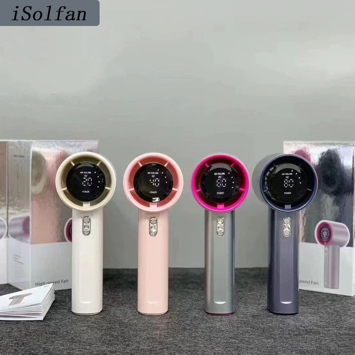Women's High-Performance Handheld Hair Dryer with LED Display and Variable Speed Control Bowlift