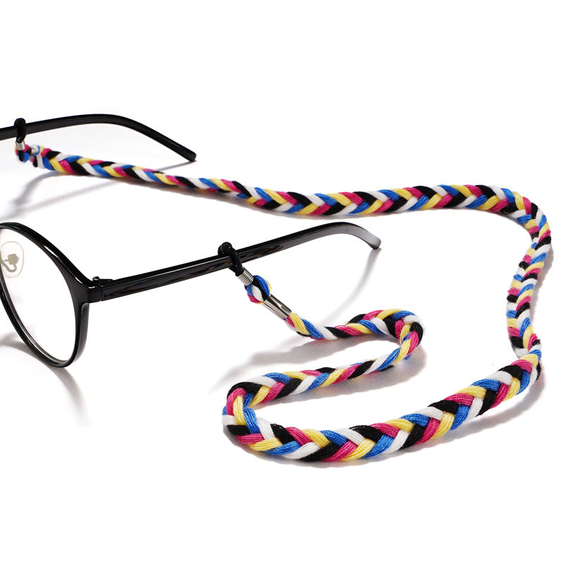 Colorful Braided Eyewear Chain Bowlift