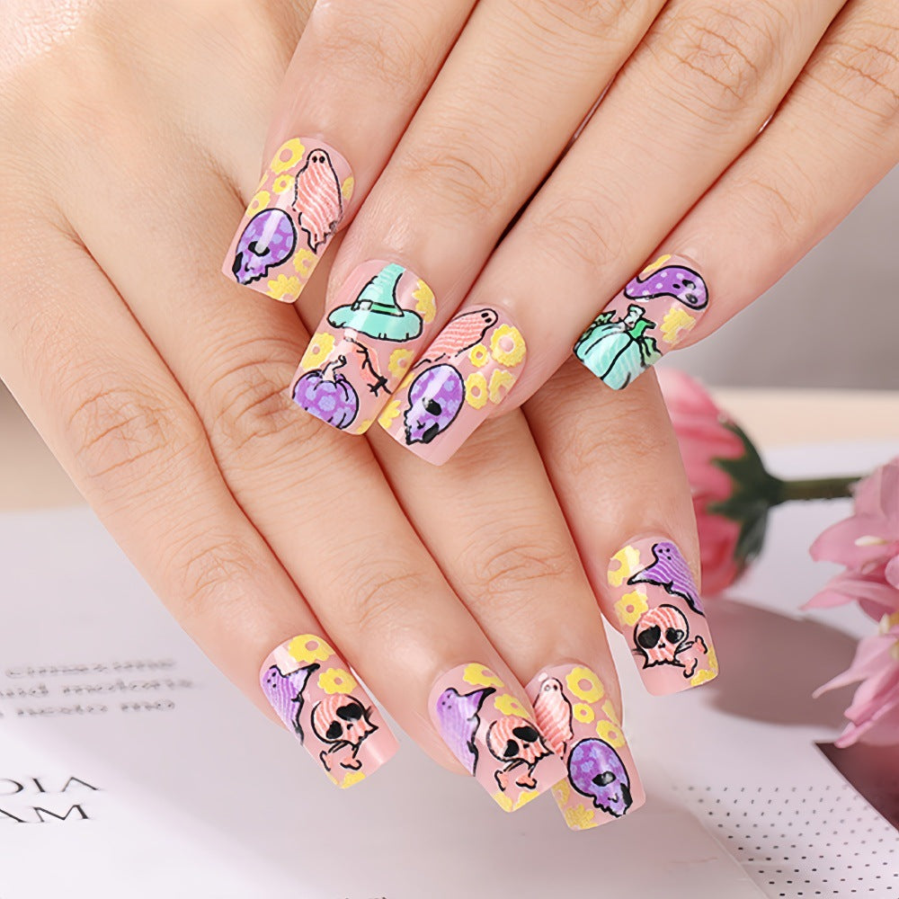 Creative Halloween Nail Design Bowlift