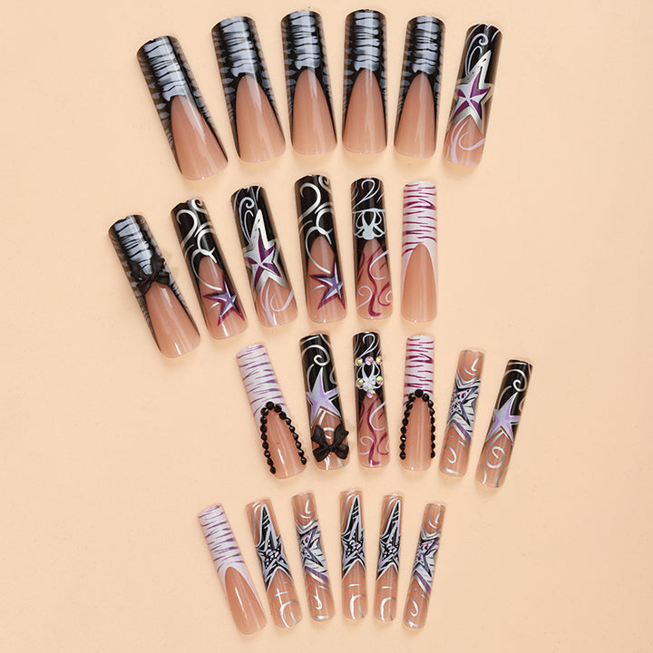 Artistic Themed Nail Tip Set Bowlift