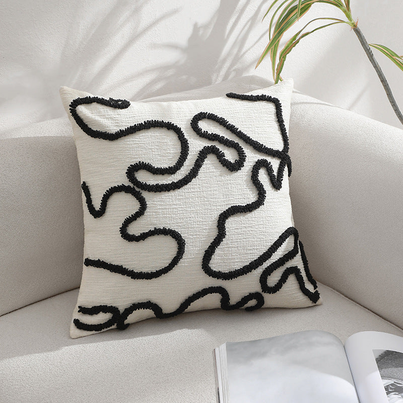Textured Decorative Square Pillow