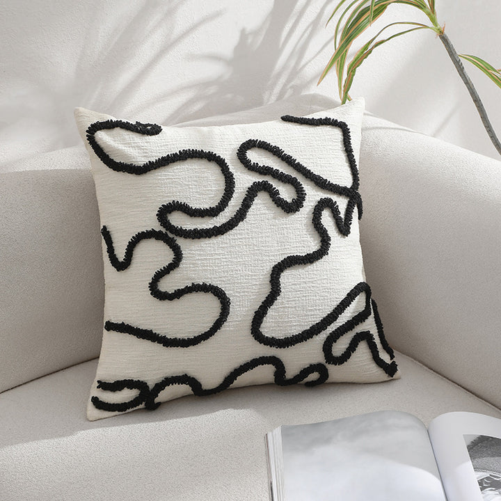 Textured Decorative Square Pillow