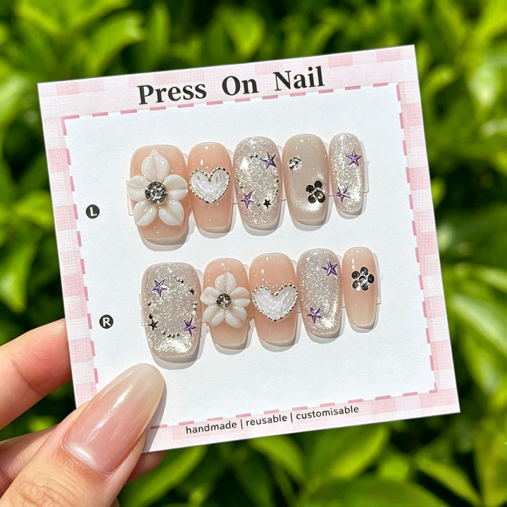 Customizable Ombre Press-On Nails