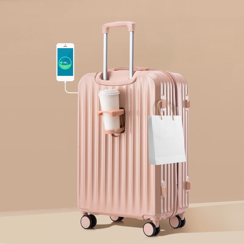 Smart Charging Hard-Shell Suitcase Bowlift