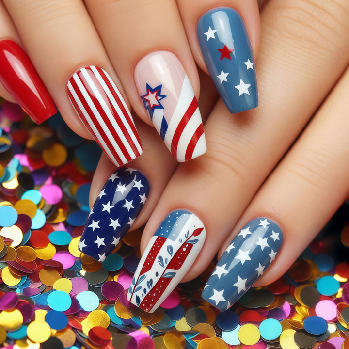 Creative and festive art nails Bowlift