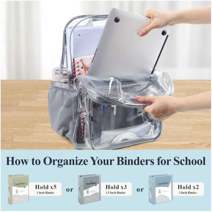 Transparent Leisure Backpack Bowlift