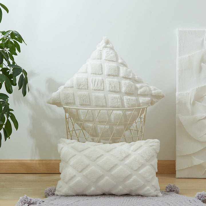 Soft Textured Throw Pillow