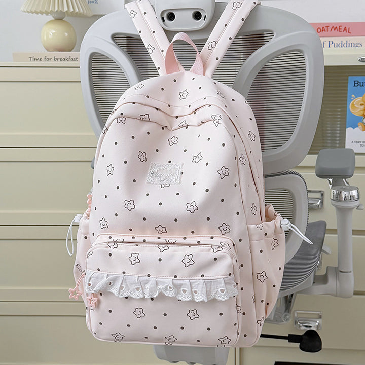 Cute Graphic Print Backpack Bowlift