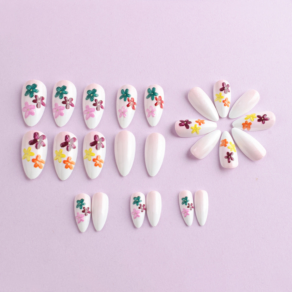 Floral Embellished Nail Art Set Bowlift