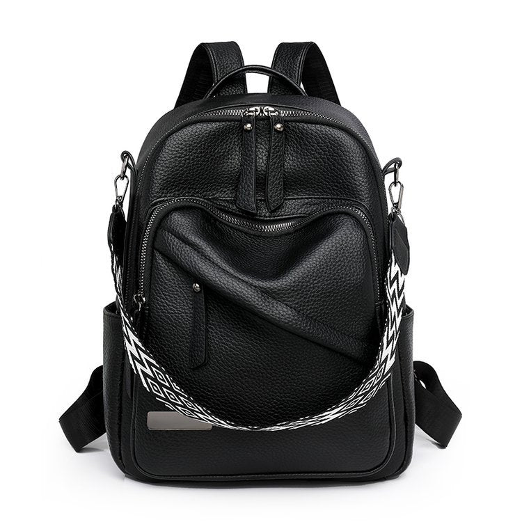 Stylish Leather Backpack Bowlift