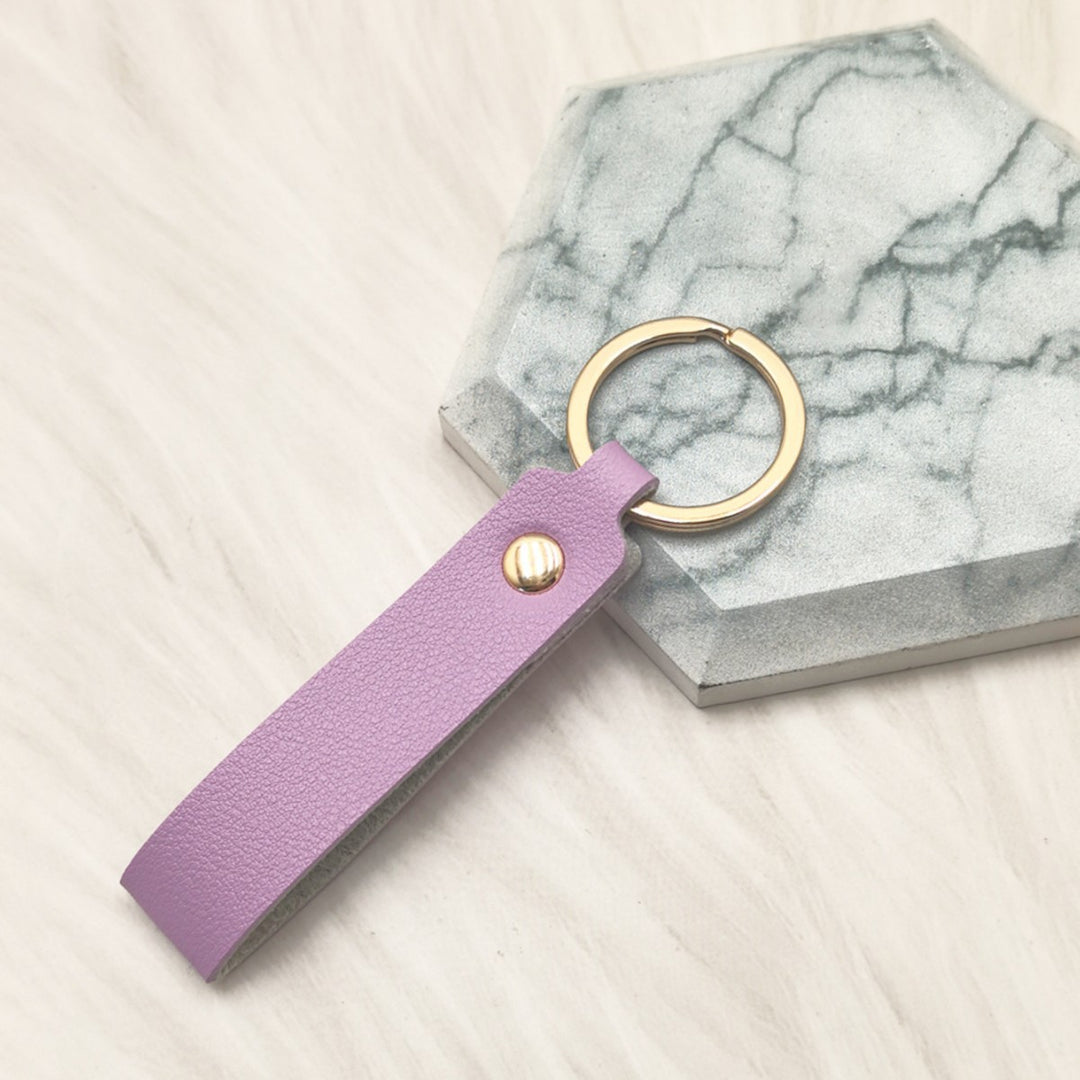 Unisex keychain made of high-quality artificial leather with stylish design Bowlift