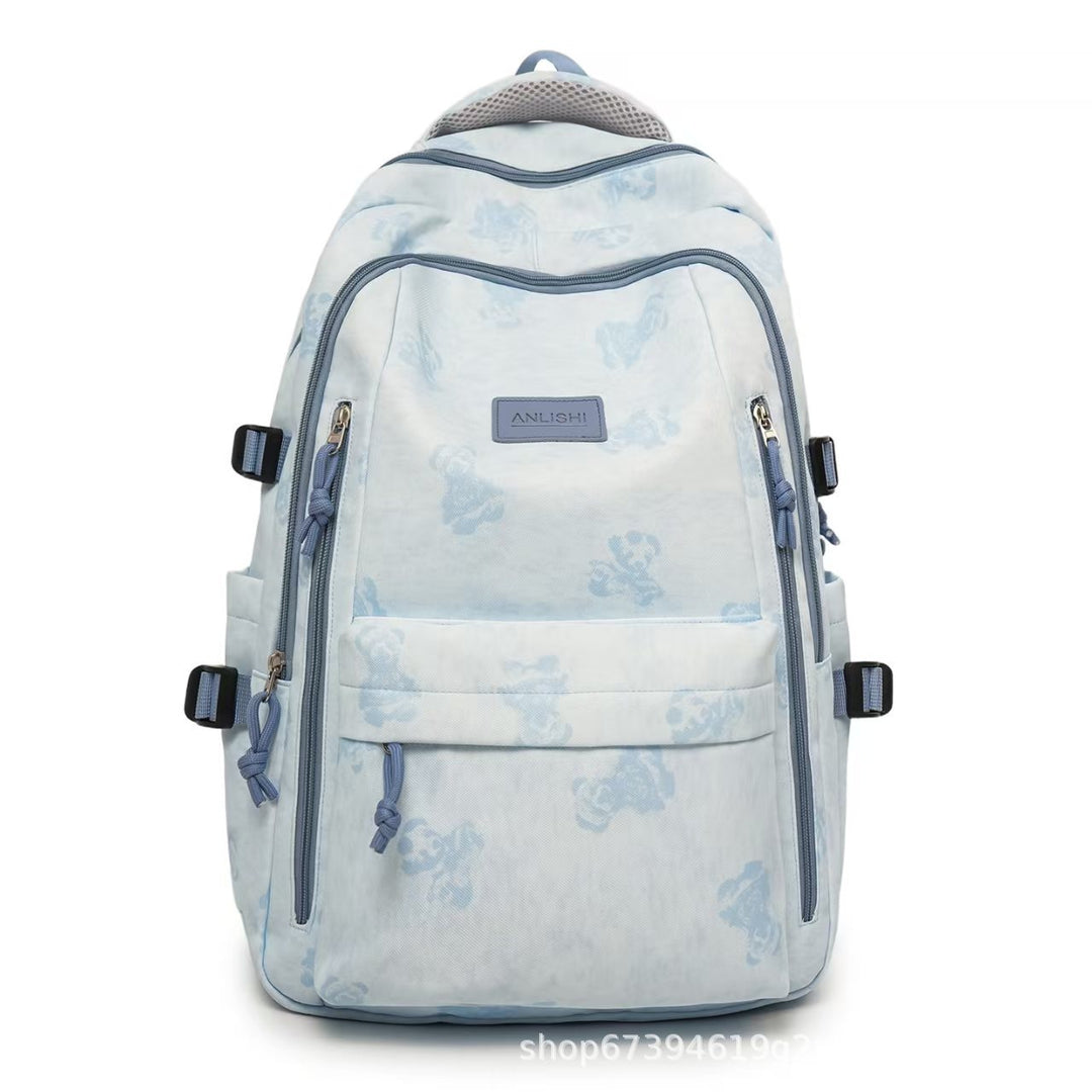 Versatile Graphic Printing Backpack Bowlift