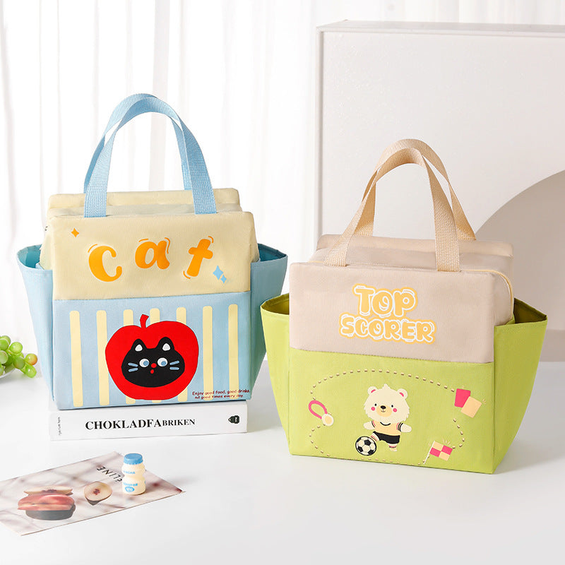 Fun Sports-Themed Insulated Lunch Bag