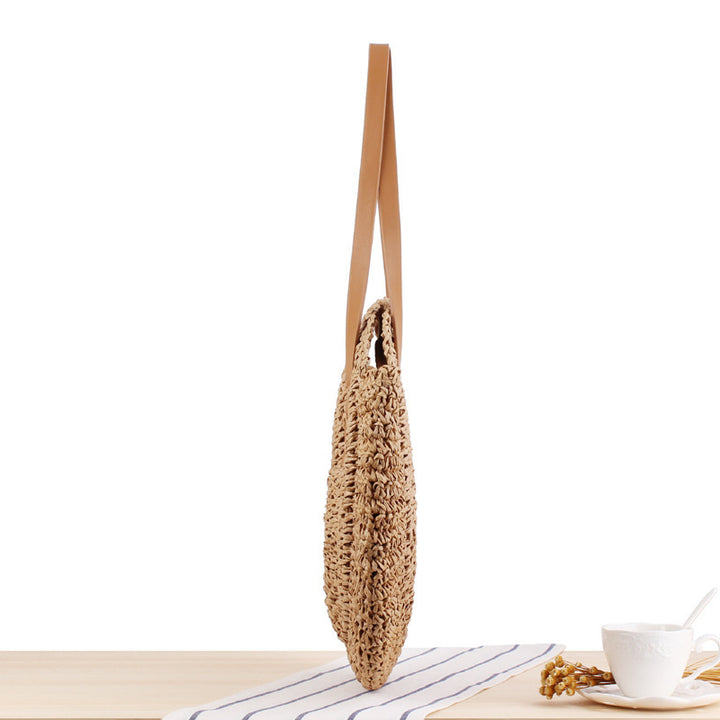 Macrame Shoulder Bag with Unique Handwoven Design Bowlift