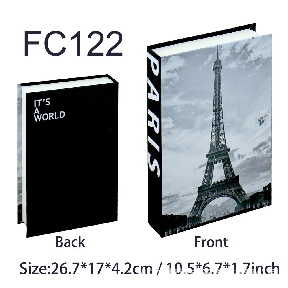 Decorative Hardcover Hidden Storage Book Safe Bowlift