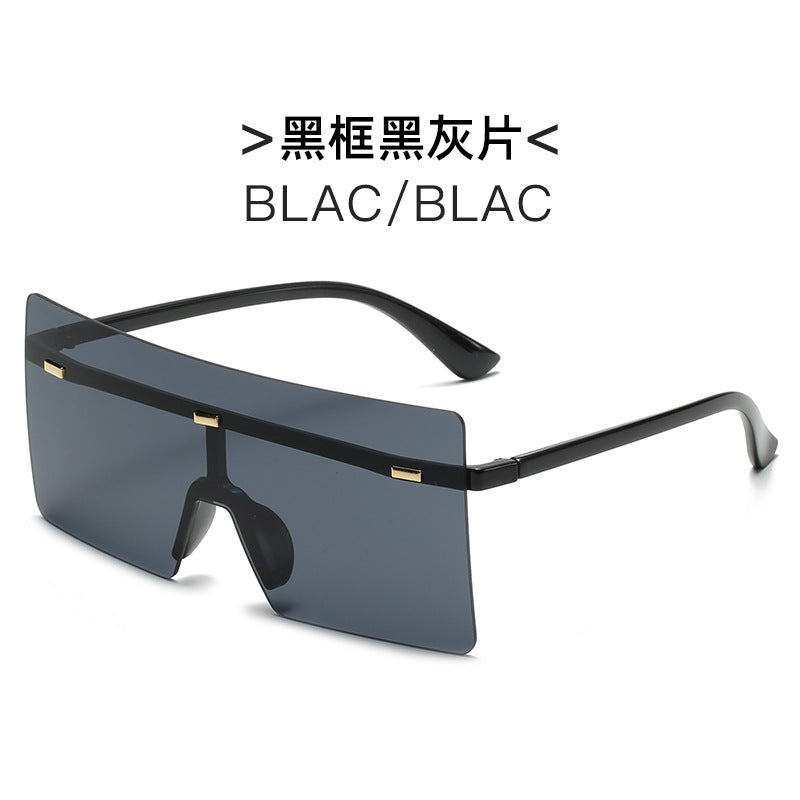 Women futuristic oversized sunglasses Bowlift