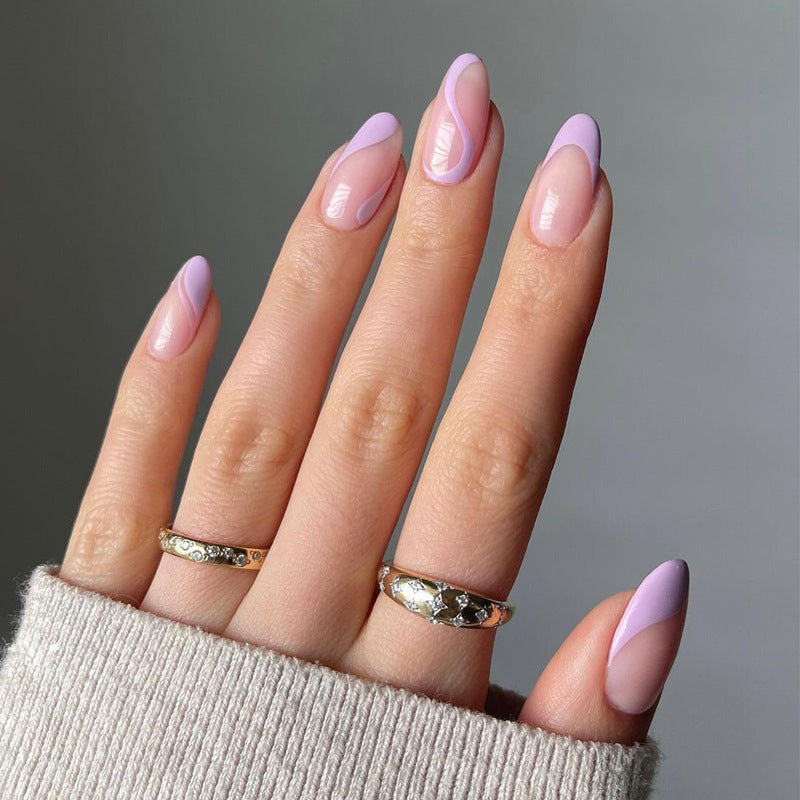 Glamorous Glittery Stiletto Press-On Nails Bowlift